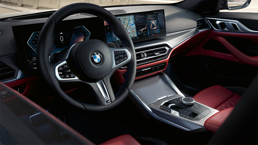BMW M440i xDrive Gran Coupé G26 2021 interior cockpit